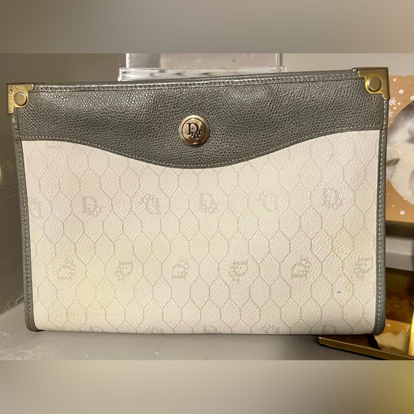 Dior Vintage Honeycomb Clutch